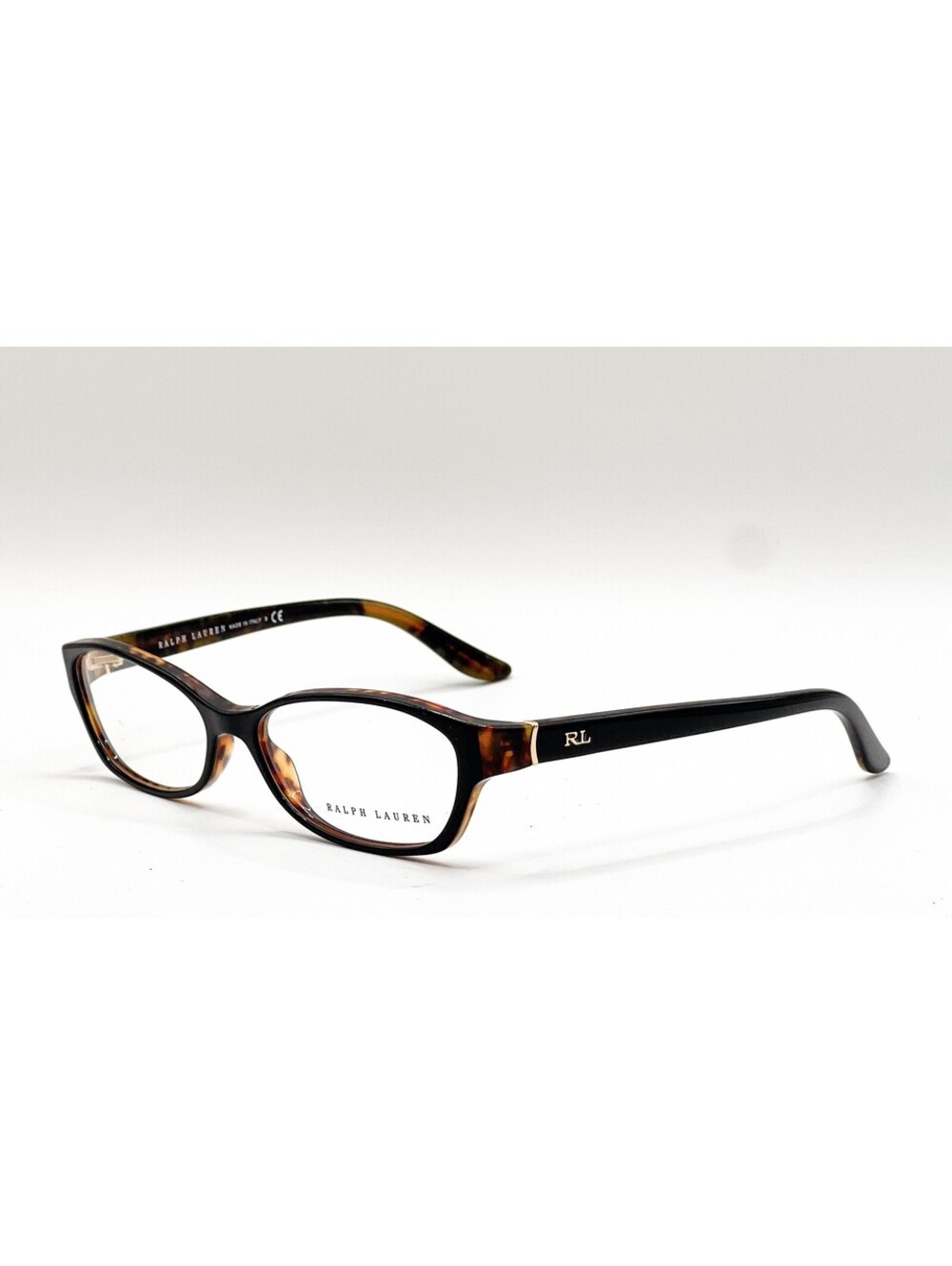 Ralph Lauren RL 6068 5260 Black Havana Full Rim Authentic Eyeglass Frames 53-15